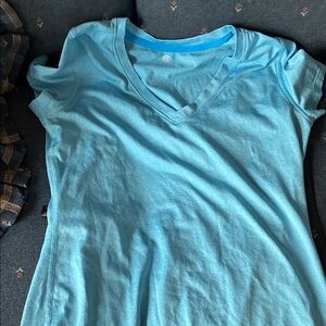 Champion Light Blue Crew Neck Tee